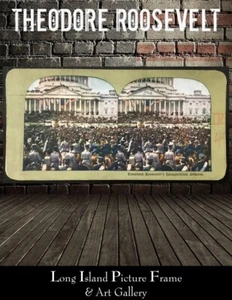 President Theodore Roosevelt Inauguration Address Original Stereoview Card II - Picture 1 of 3