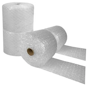Rollo envolvente de amortiguación de burbujas UOFFICE - 260 pies x 12"" de ancho - burbuja grande tamaño 1/2 - Imagen 1 de 8