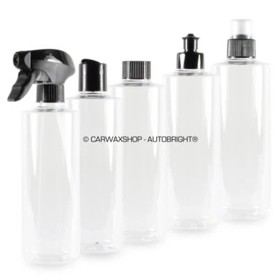 Plastic Bottles Chemical Resistant Trigger Sprays Car Valeting Choose Autobright