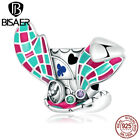 Bisaer Women Authentic 925 Sterling Silver Rabbit Ear Magic Charm Fit Bracelets