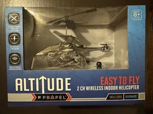 New Propel Altitude Gyro Stabilized 3 Chanel Wireless Indoor Silver Helicopter - Picture 1 of 5