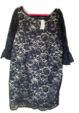 Joanna Hope Navy Lace Dress Uk 24 Bnwt £69.99 
