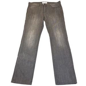 Pantalones de mezclilla Ecko Unlimited 710 ajustados para hombre 34x32 gris ligeramente descoloridos - Imagen 1 de 5