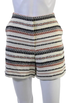 Pantalones Cortos Trina Turk Unisex Beige Azteca Rayas Talla 6 Foto 1 de 4