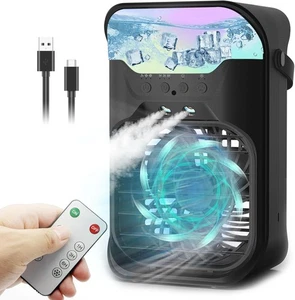 IWENNUAN Condizionatore Portatile Ventilatore, Unità AC Portatile 4 in 1 con Telecomando,... - Foto 1 di 9