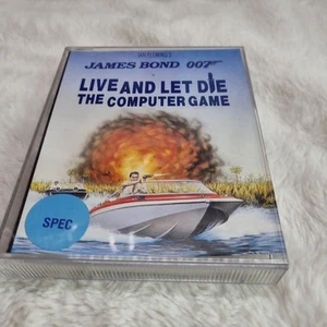 ZX Spectrum 48 LIVE AND LET DIE DOMARK 1987 RARO JUEGO JAMES BOND 007 SIN PROBAR - Imagen 1 de 5