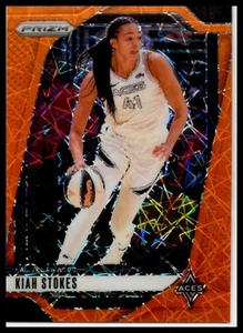 2024 Panini Prizm WNBA #122 Kiah Stokes Orange Velocity Prizms - Imagen 1 de 2