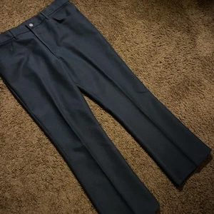 Vintage 70s 80s Lee Polyester Pants Black Mens 38x30 (37x29) Western Jeans EUC - Picture 1 of 10