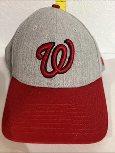 Gorra de los Nacionales de Washington para hombre talla única parche con logotipo New Era deporte bombo gimnasio gorra básica - Imagen 1 de 8