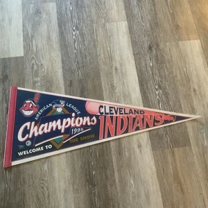 Cleveland Indians 1995 American League Champions Wimpel Welcome to the Show 29" - Bild 1 von 5
