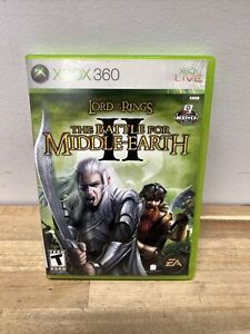 Lord of The Rings Battle For Middle Earth 2 Xbox 360 No Manual  Tested & Works G