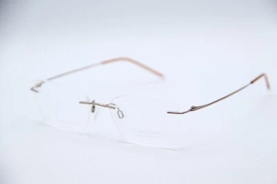 NOVO CHARMANT CH 16704 BR ÓCULOS DE DESIGNER AUTÊNTICO MARROM PRATA 51-16! - Imagem 1 de 4