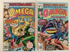 Omega the Unknown #9 and #10 (Marvel 1977) Bronze Age Lot