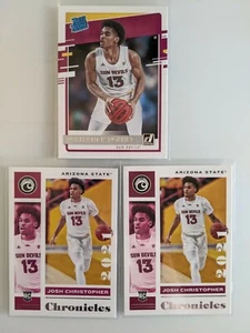 JOSH CHRISTOPHER 2021-22 PANINI CHRONICLES DRAFT PICKS Rockets LOT (3) Cards RC - Picture 1 of 2