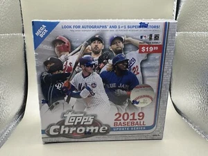 2019 Topps Chrome Update Baseball MEGA BOX- 7 Packs - ALONSO- TATIS- VLADDY - Picture 1 of 4