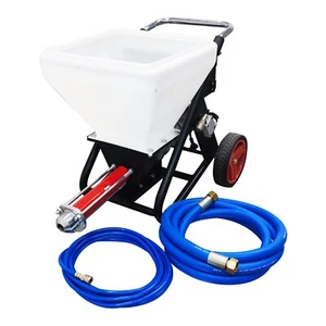 110V Putty Cement Grouting Spraying Machine Mortar Sprayer 12L/min 48L Hopper - Picture 1 of 24