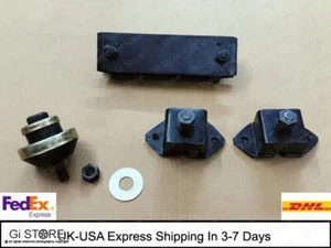 638629K Kit Motor Mount New for Jeep CJ5 Willys CJ6 CJ3 CJ5A CJ6A 1966-1968 - Picture 1 of 4