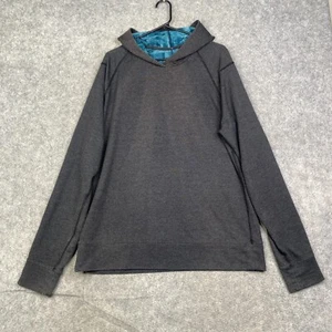 Lululemon Hoodie Herren Wendepullover geometrisch blau grau - Bild 1 von 10
