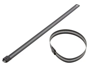 10X LC126-250 Kabelbinder L: 250mm W: 12mm säurebständiger Stahl AISI 316 RAYCHE - Bild 1 von 1