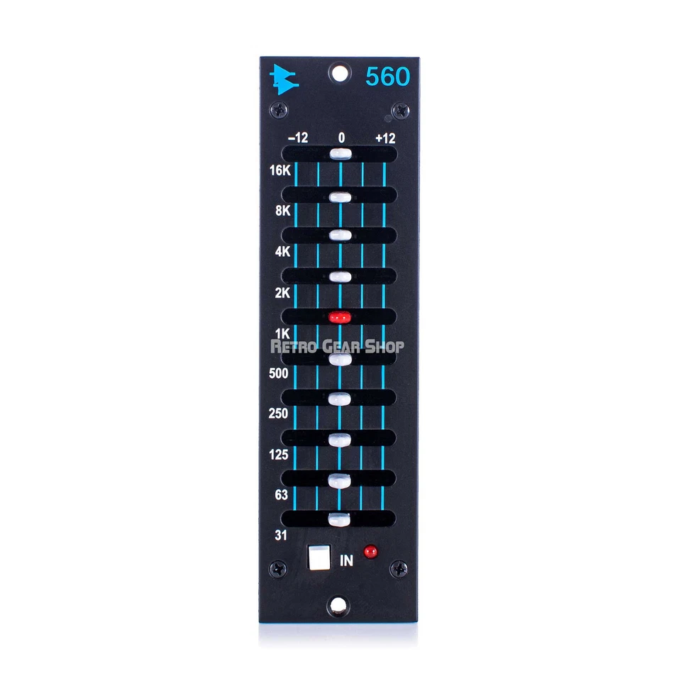 API 560-Discrete 500 Series 10-Band Graphic EQ Module Used - Image 1 of 4