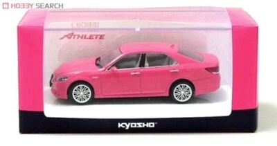 Kyosho 1/43 Toyota Crown Hybrid Athlete Pink Diecast 03645P - Image 1 of 2