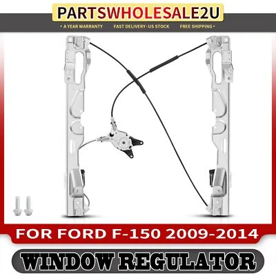 Front Right Passenger Power Window Regulator for Ford F-150 2009-2012 2013 2014 - Image 1 of 4