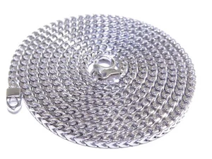 Ausgefallene Herren Silber .925 Franco Gliederkette 45,0 Gramm 2,97 mm 36,10 Zoll  - Bild 1 von 6