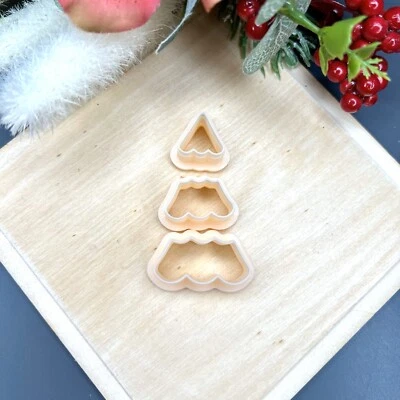 Christmas Tree 24 Polymer Clay Cutter - Handmade Earrings - Jewellery Making - Image 1 of 4