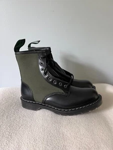 Noah x Solovair Jungle Boots - US Size 8 - Olive Black Leather - NEW - Picture 1 of 7