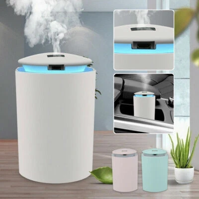 Electric USB Air Diffuser Aroma Oil Humidifier LED Night Lights Home 260ml White - Image 1 of 4