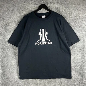VINTAGE PornStar Skateboards Atari T-shirt Uomo XL Made in USA Skater Y2K - Foto 1 di 10