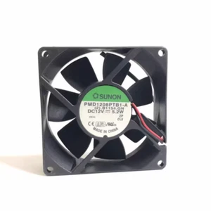 PMD1208PTB1-A 8 cm 12 V 5,2 W ventola di raffreddamento a doppia sfera 3 fili garanzia 6 mesi - Foto 1 di 1