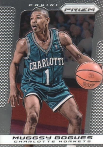 2013-14 Panini Prizm Charlotte Hornets Basketball Card #247 Muggsy Bogues - Picture 1 of 2