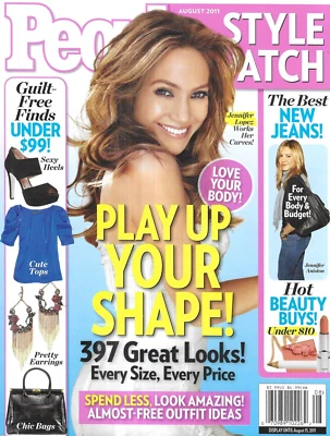 People Style Watch Magazine Jennifer Lopez Best Jeans Budget Fashion Bags 2011 - Image 1 of 4