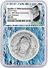 2019 P $1 Silver Apollo 11 50th Anniversary Dollar NGC MS70 Early Releases