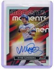 2023 Topps Finest FMA-RS RYNE SANDBERG Moments Refractor On Card Auto