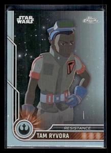 2023 Topps Chrome Star Wars #38 Tam Ryvora Refractor Mint+ New - Picture 1 of 2