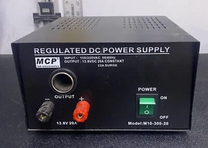 12 Volt (13.8 volt) 20 Amp regulated power supply made by MCP Lab Electronics - Picture 1 of 3
