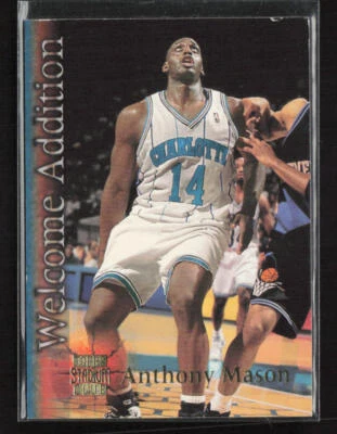 1996-97 Stadium Club Welcome Addition #WA14 Anthony Mason Charlotte Hornets - Image 1 of 2