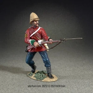 BRITAINS SOLDIERS 20212- 24th Foot Colour Sergeant Bourne Defending with Bayonet - Picture 1 of 2