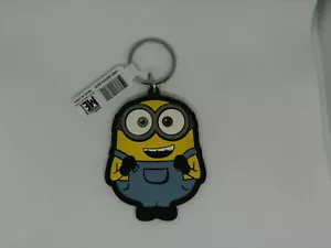 Despicable Me Universal Studios Minion Goma Silicona Llavero Llavero Anillo A+ - Imagen 1 de 7