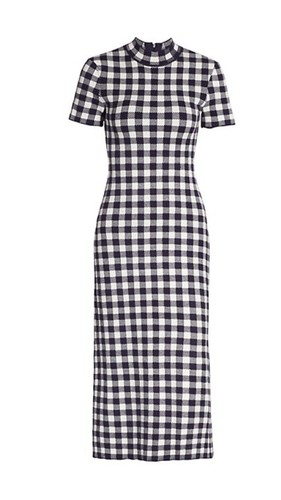 TORY BURCH Abito STAUD Gingham XL nuovo con etichetta confezione originale! Affare Comprd to Staud oggi!