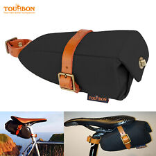 TOURBON Bike Under Seat Pouch Road Bicycle Wedge Saddle Tail Pack Waterproof NEW