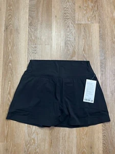 Lululemon Skirt Womens 14 Black Align High Rise Tennis Gym Yoga Athleisure Lined - Picture 1 of 5