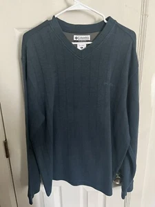 Suéter Columbia Para Hombre Gris Mangas Largas Talla XL - Imagen 1 de 4