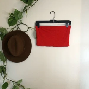 Topshop Ribbed Tube Top - Picture 1 of 5