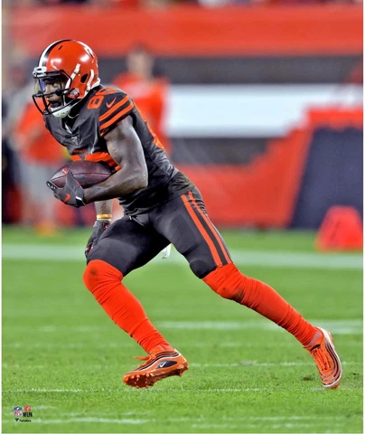 Jarvis Landry Cleveland Browns Unsigned Action Photograph Cover