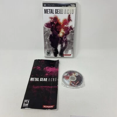 Metal Gear Acid Sony PSP, Sony Playstation Portable Complete in Box CIB MGS - Image 1 of 4