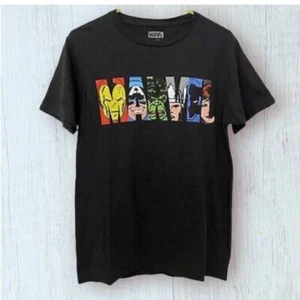 Camiseta negra para hombre Marvel Comics Avengers talla grande - Imagen 1 de 4
