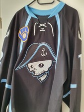 AHL Milwaukee Admirals Ice Hockey Jersey Vainones #12 DEL KEV Game WORN Sz. 58